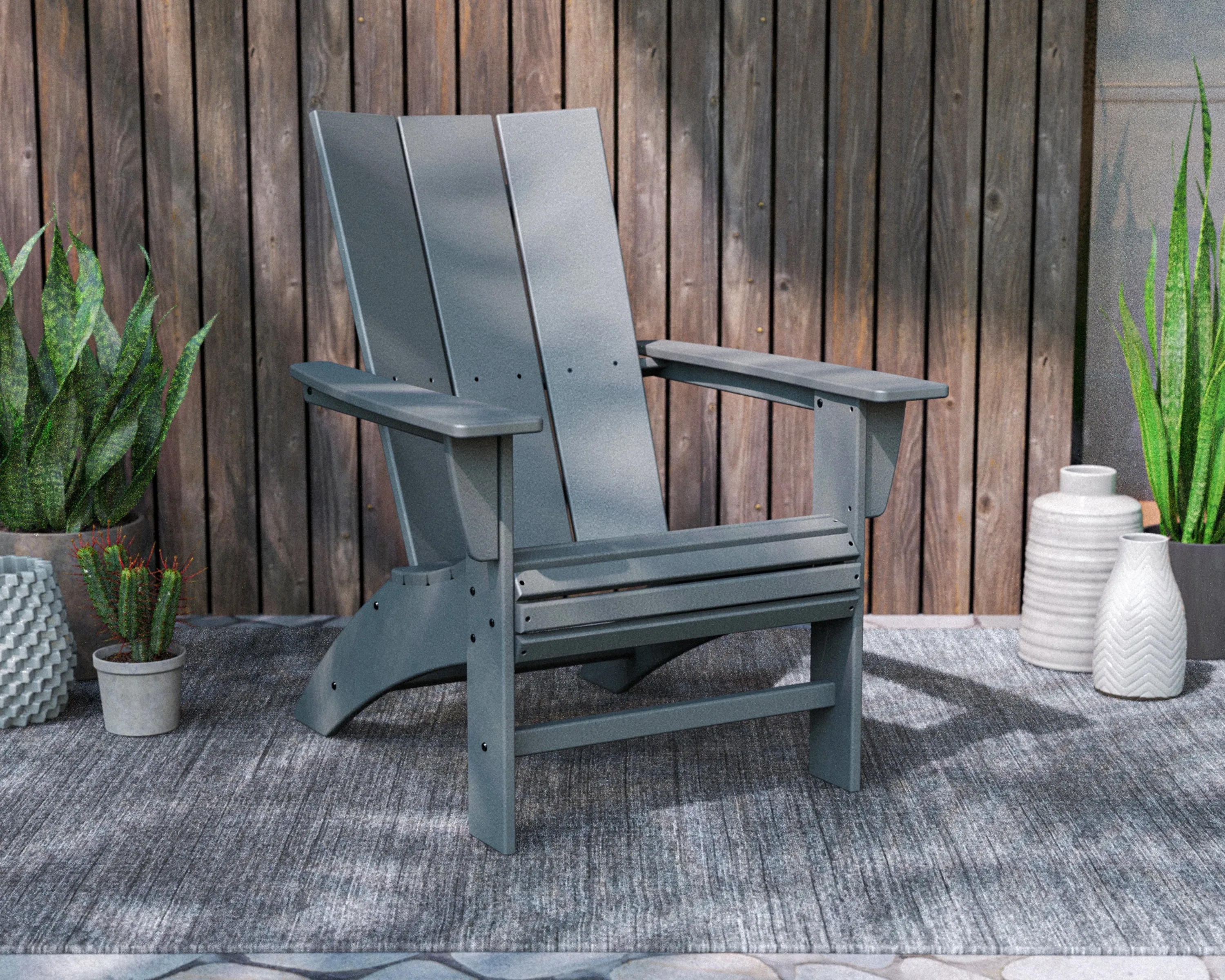 Modern Curveback Adirondack Chair