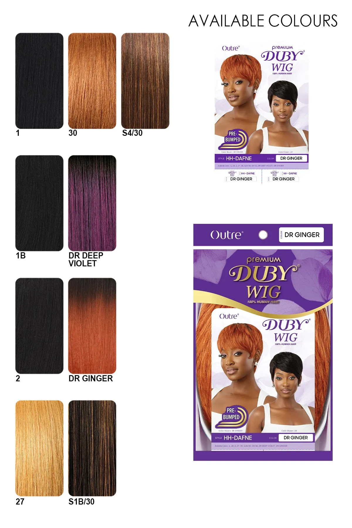 OUTRE PREMIUM DUBY WIG 100% HUMAN WIG HH-DAFNE