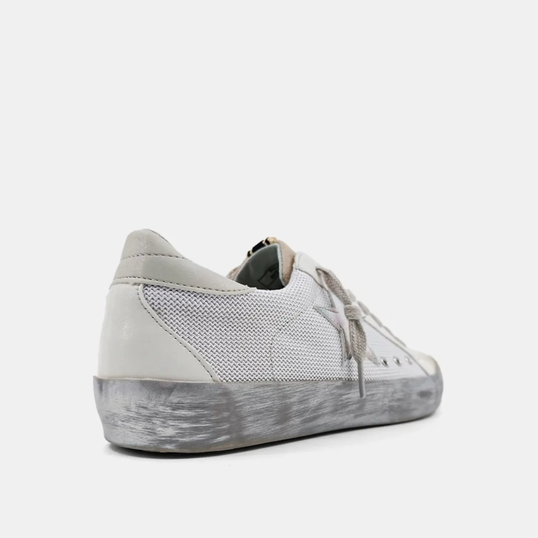 Paula White Mesh Sneakers