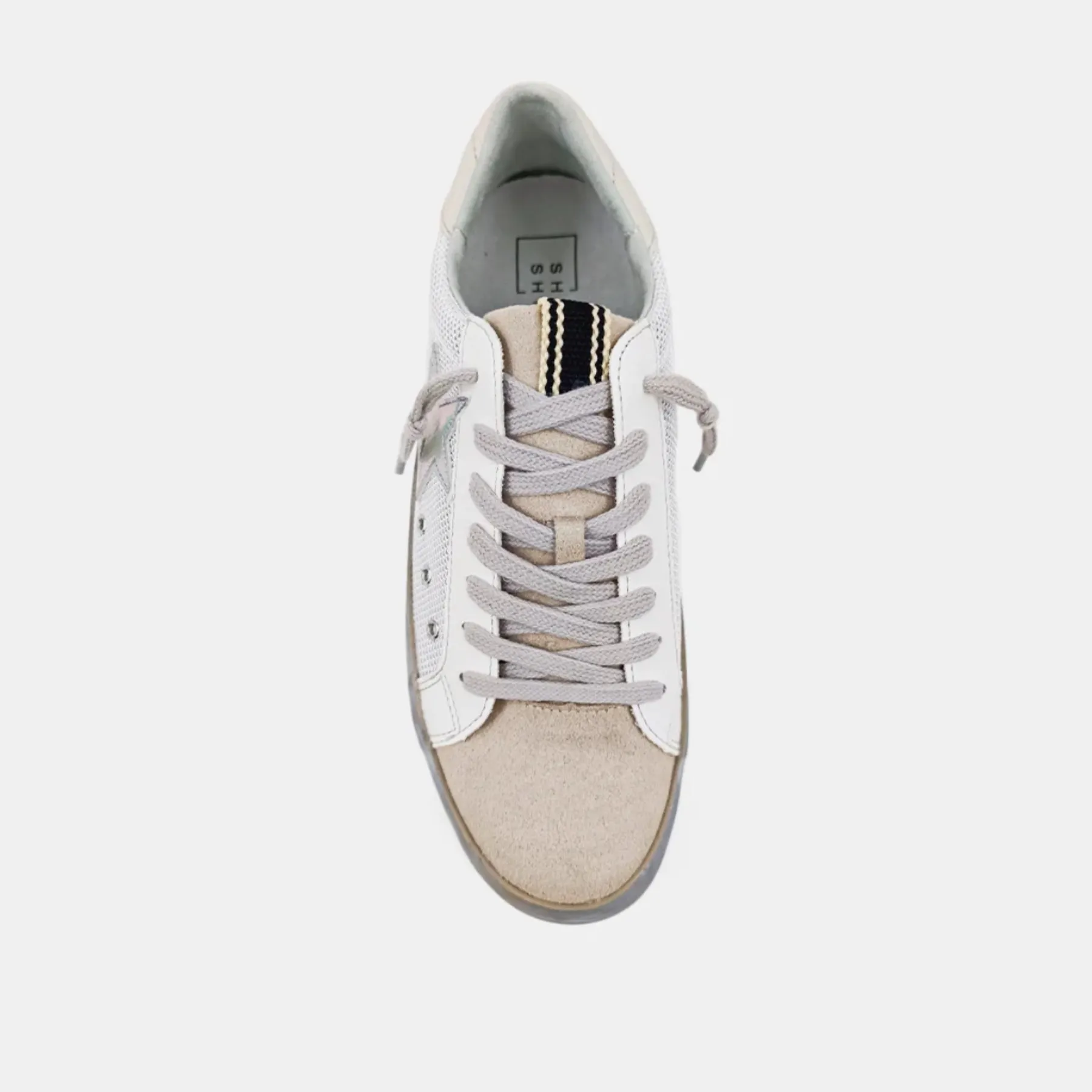 Paula White Mesh Sneakers