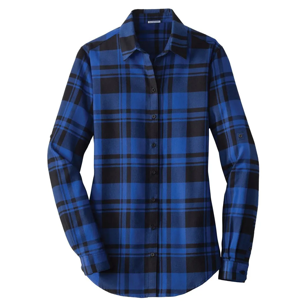 Port Authority Ladies Plaid Flannel Tunic