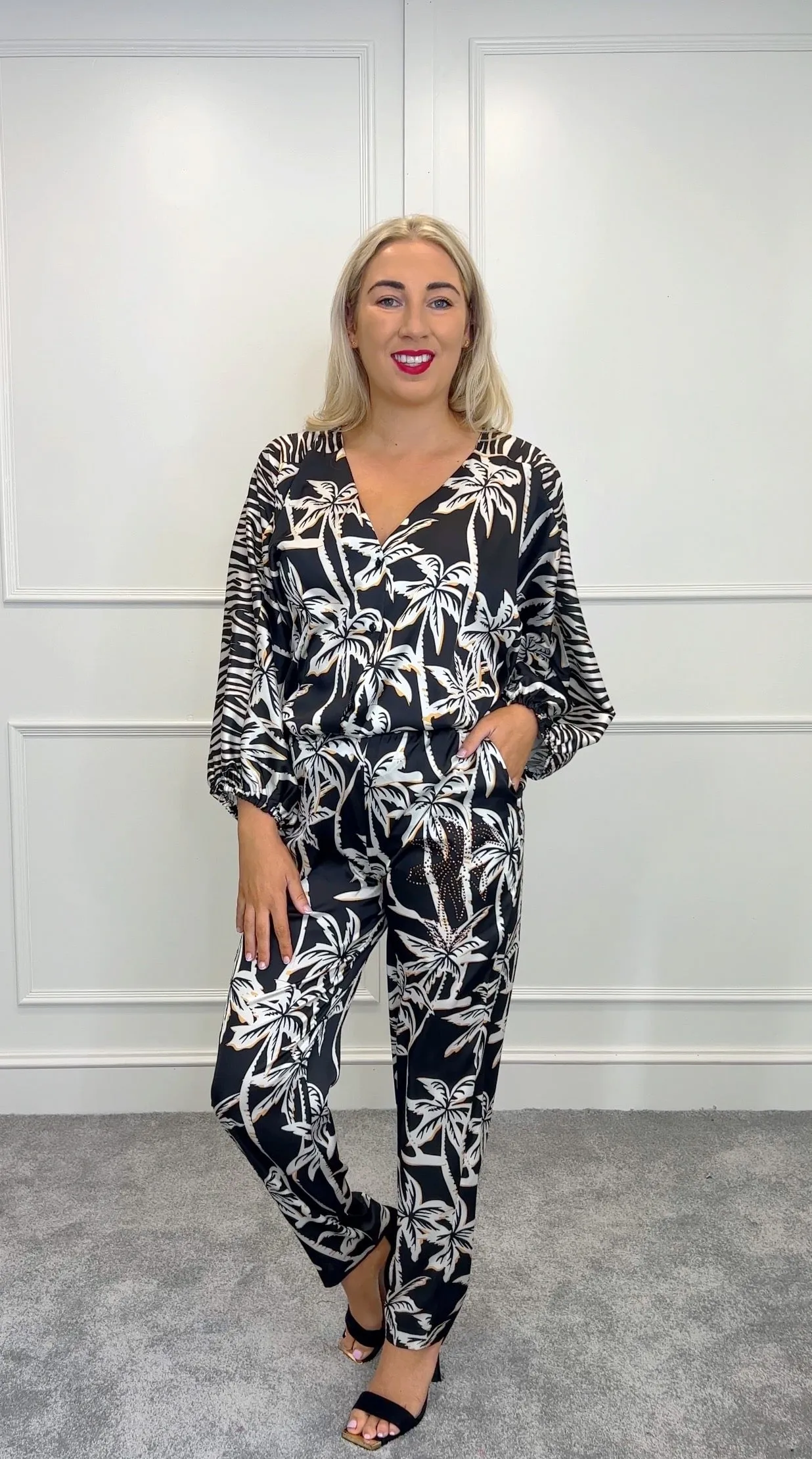 Printed Trouser (Size 8)