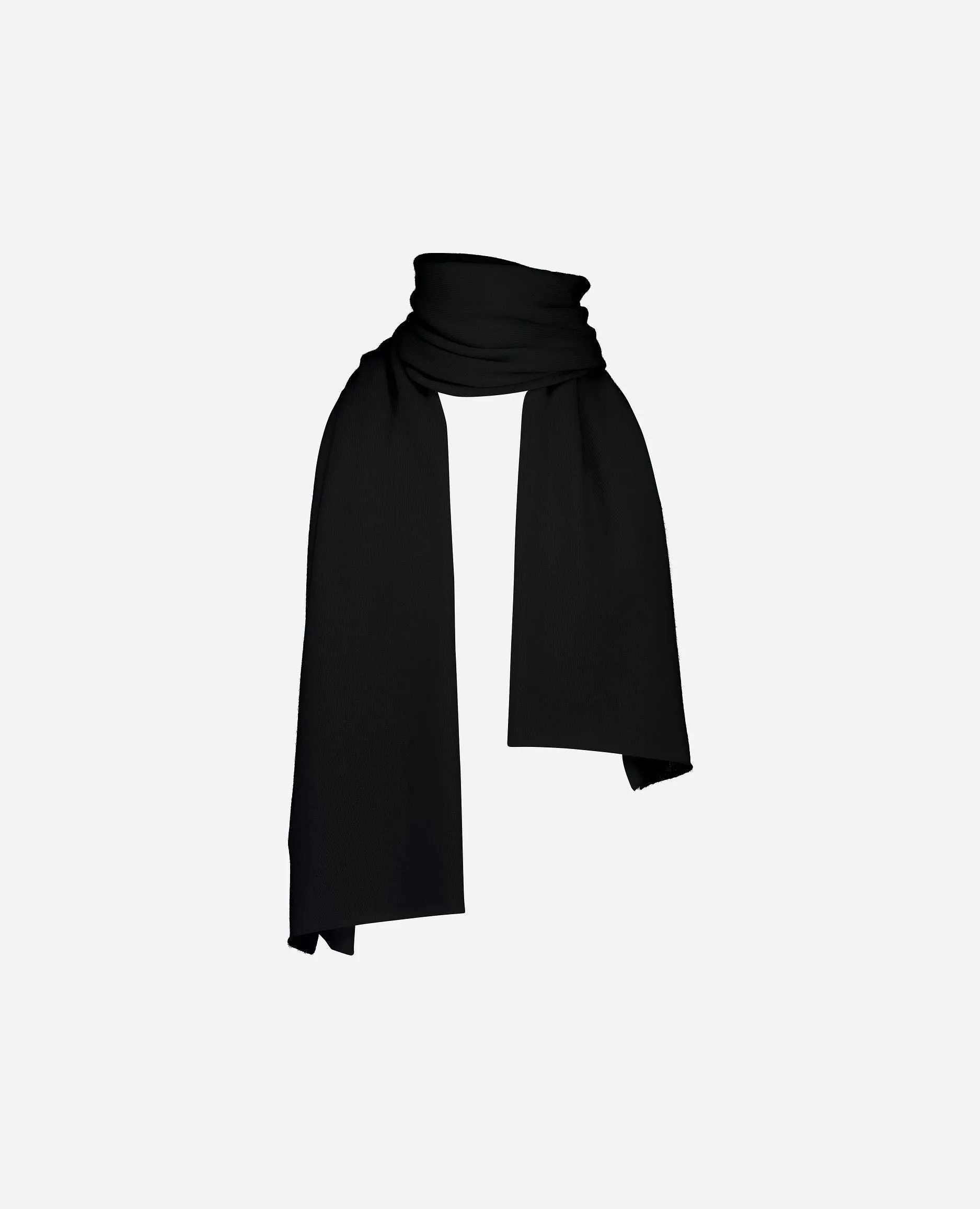 Schal aus Cashmere in Schwarz