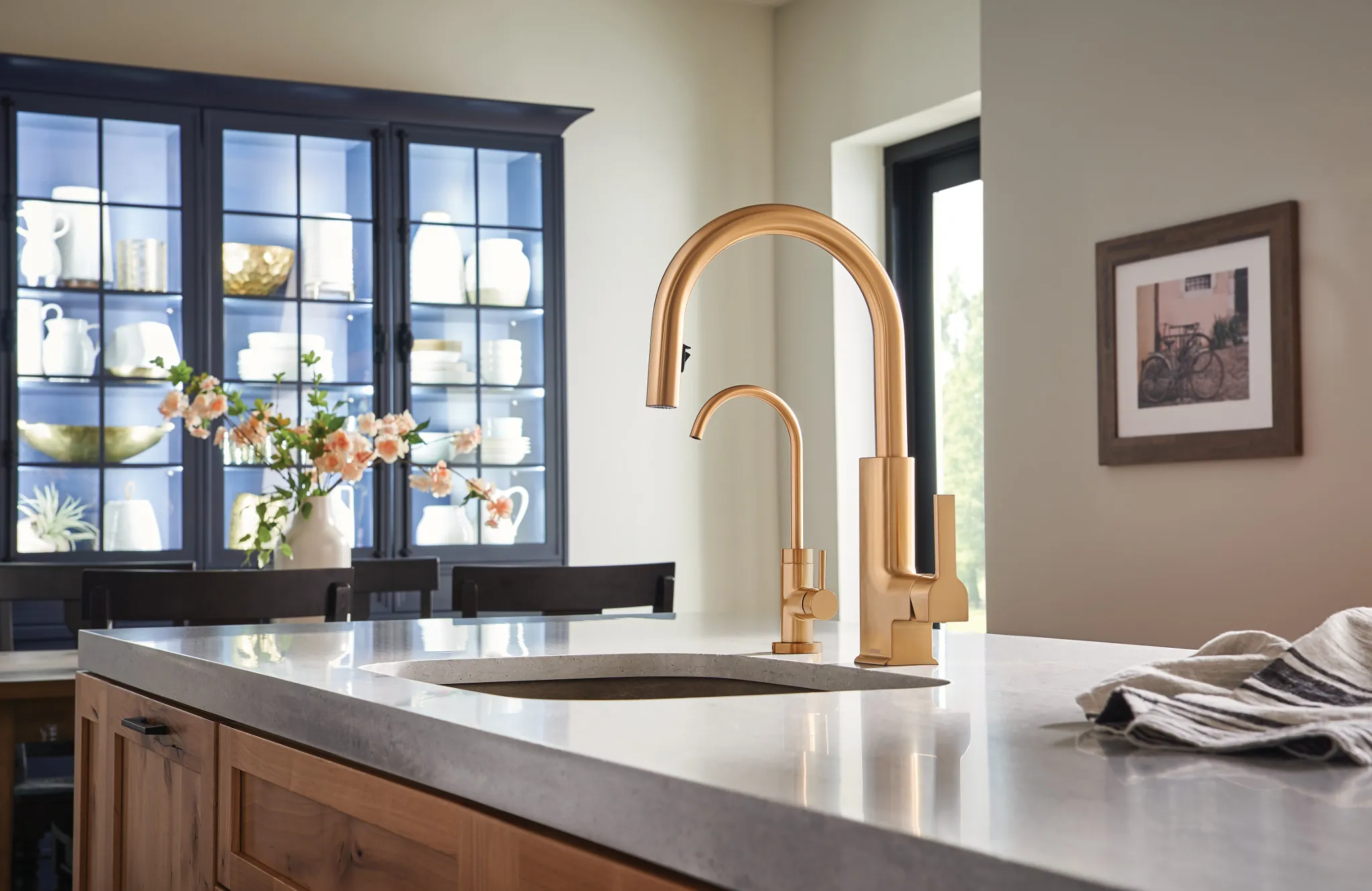 Sip Modern Chrome One-Handle High Arc Beverage Faucet
