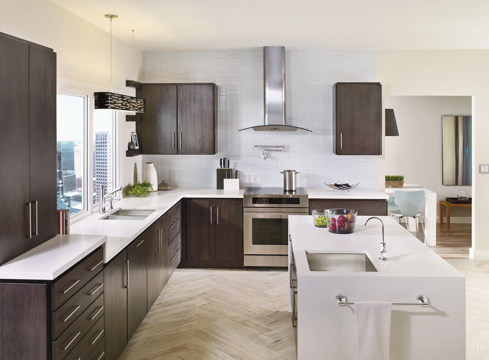 Sip Modern Chrome One-Handle High Arc Beverage Faucet