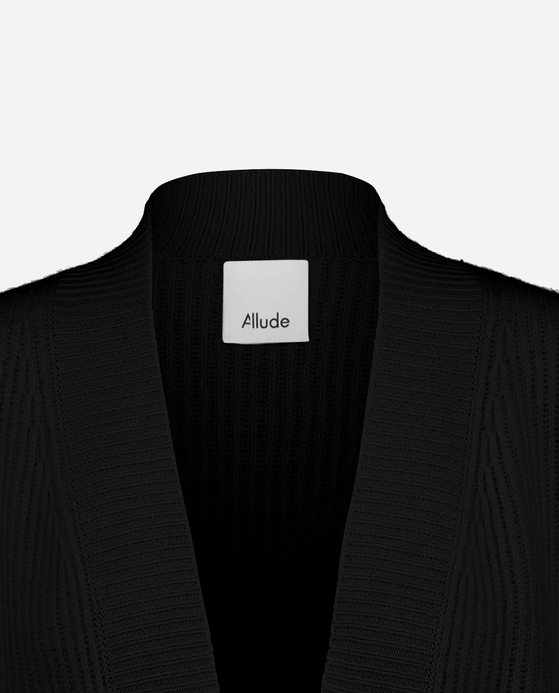 Strickjacke aus Cashmere-Mischung in Schwarz