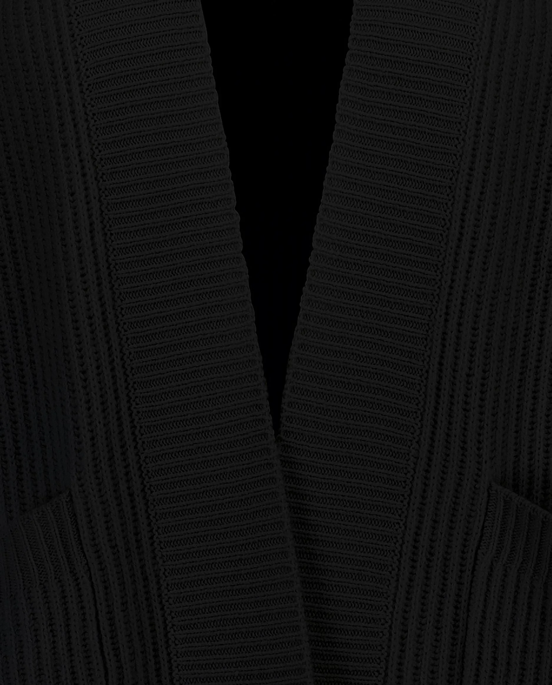 Strickjacke aus Cashmere-Mischung in Schwarz