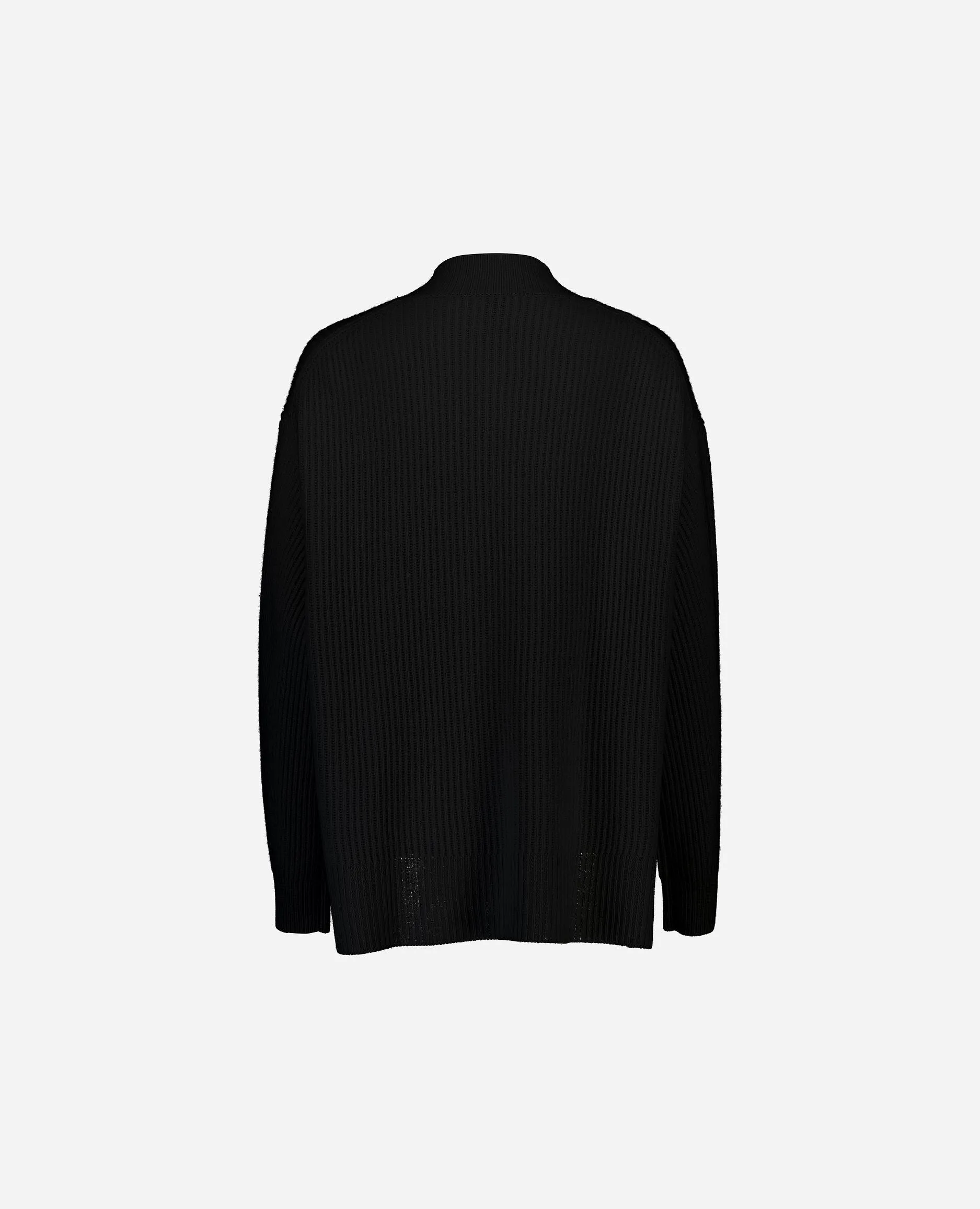 Strickjacke aus Cashmere-Mischung in Schwarz