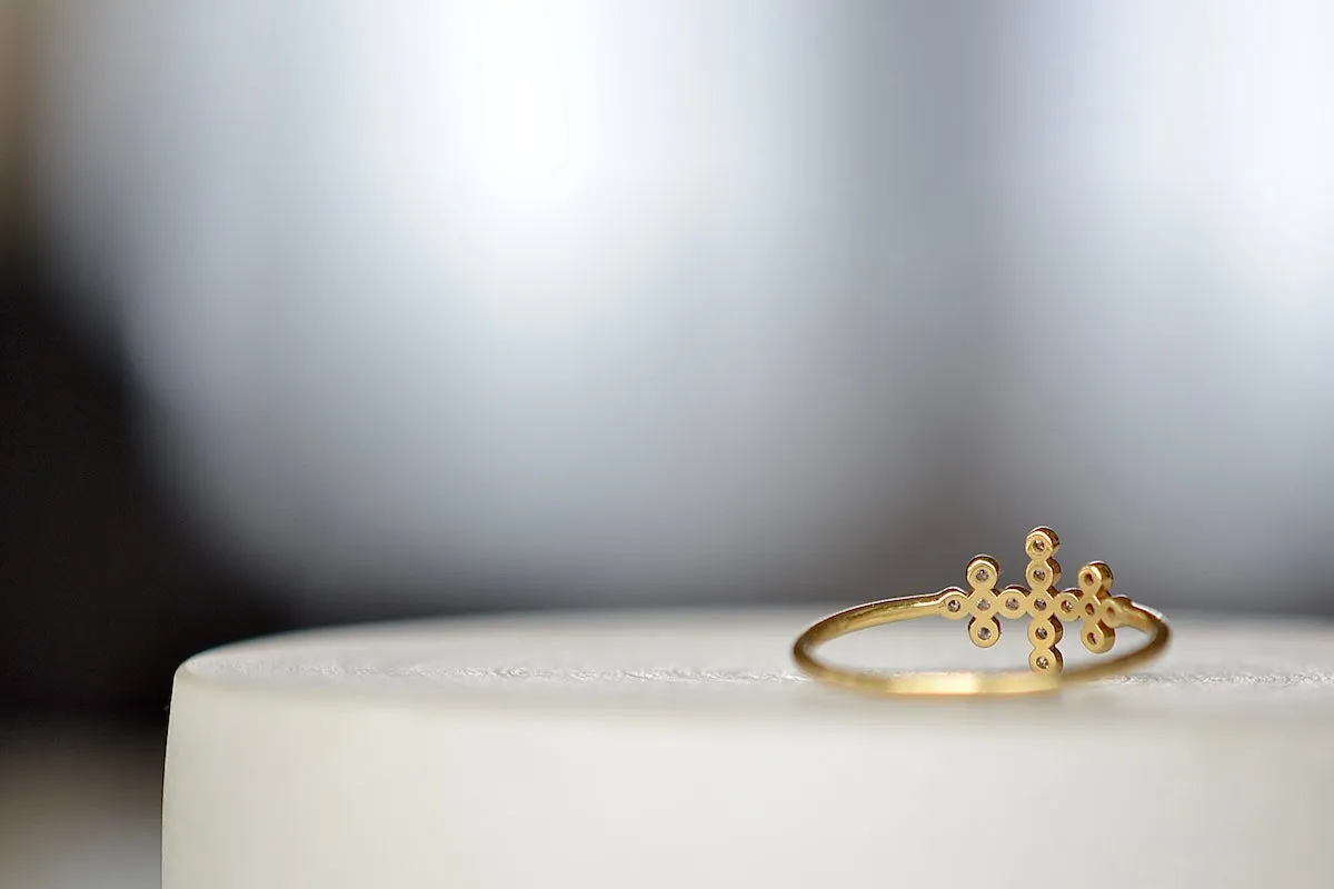 Three Lines Constellation Ring
