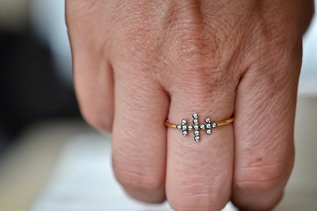 Three Lines Constellation Ring