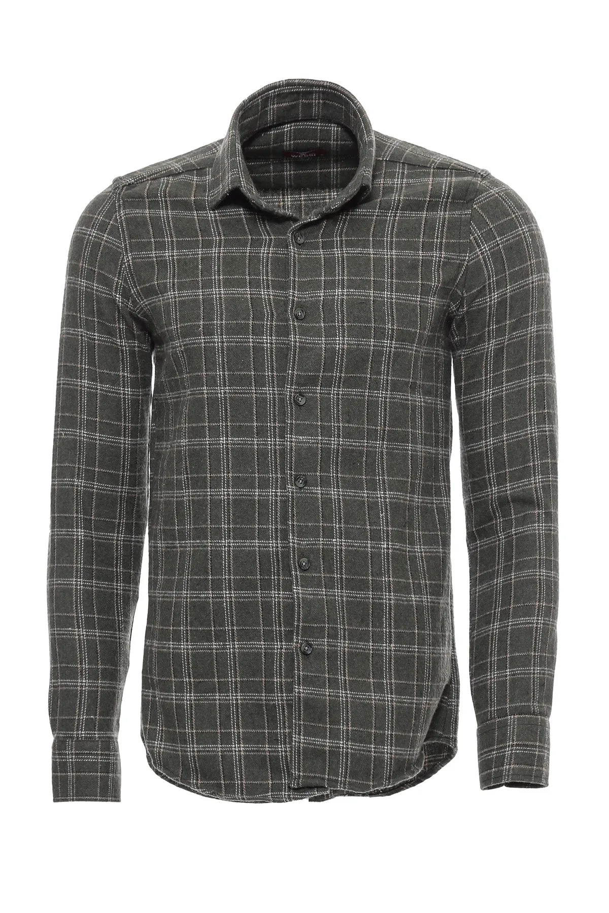 WSS Plaid Green Men Lumberjack Shirt  - Riviera Beach