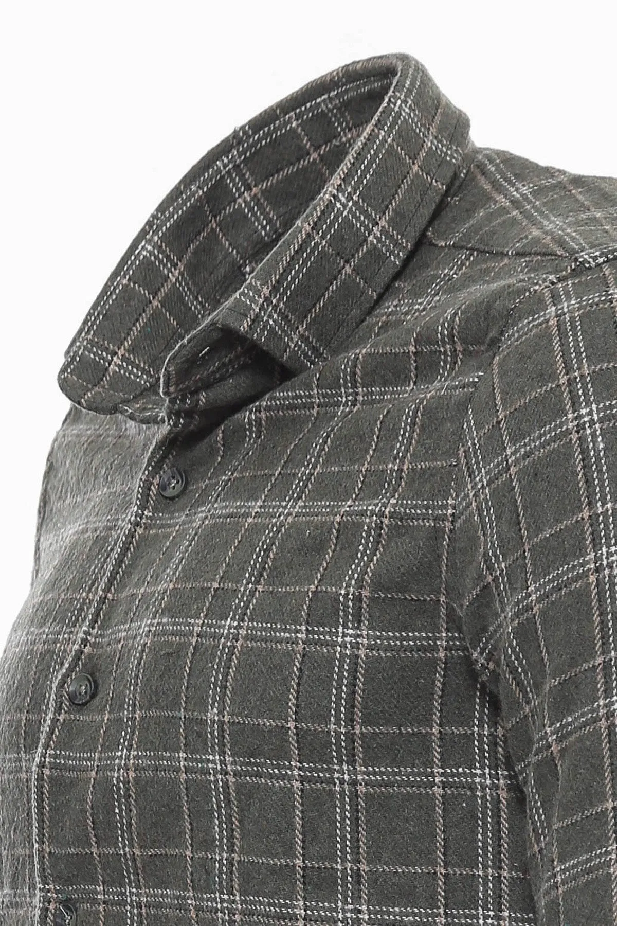 WSS Plaid Green Men Lumberjack Shirt  - Riviera Beach