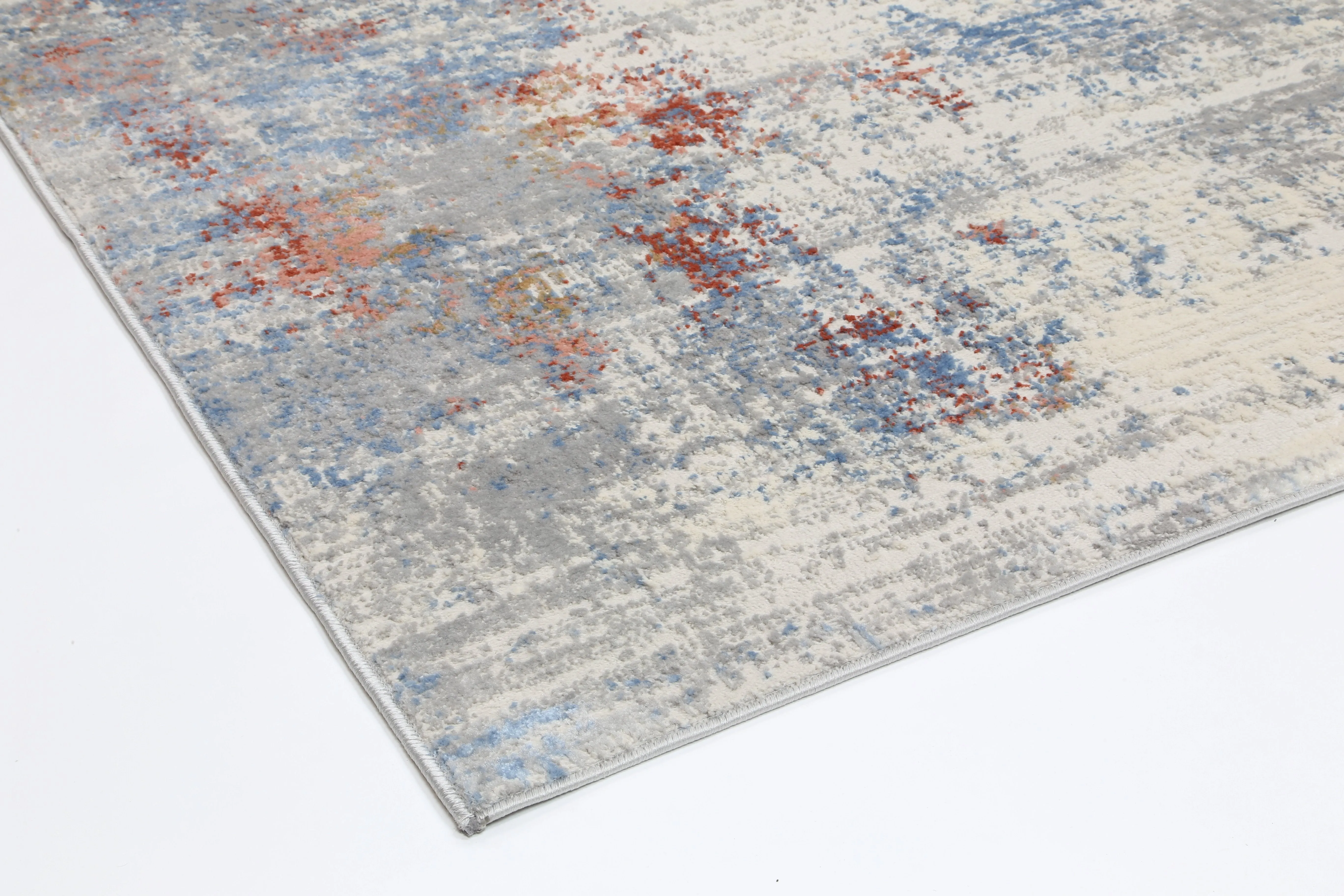 Yasmine Grey Multi Modern Rug