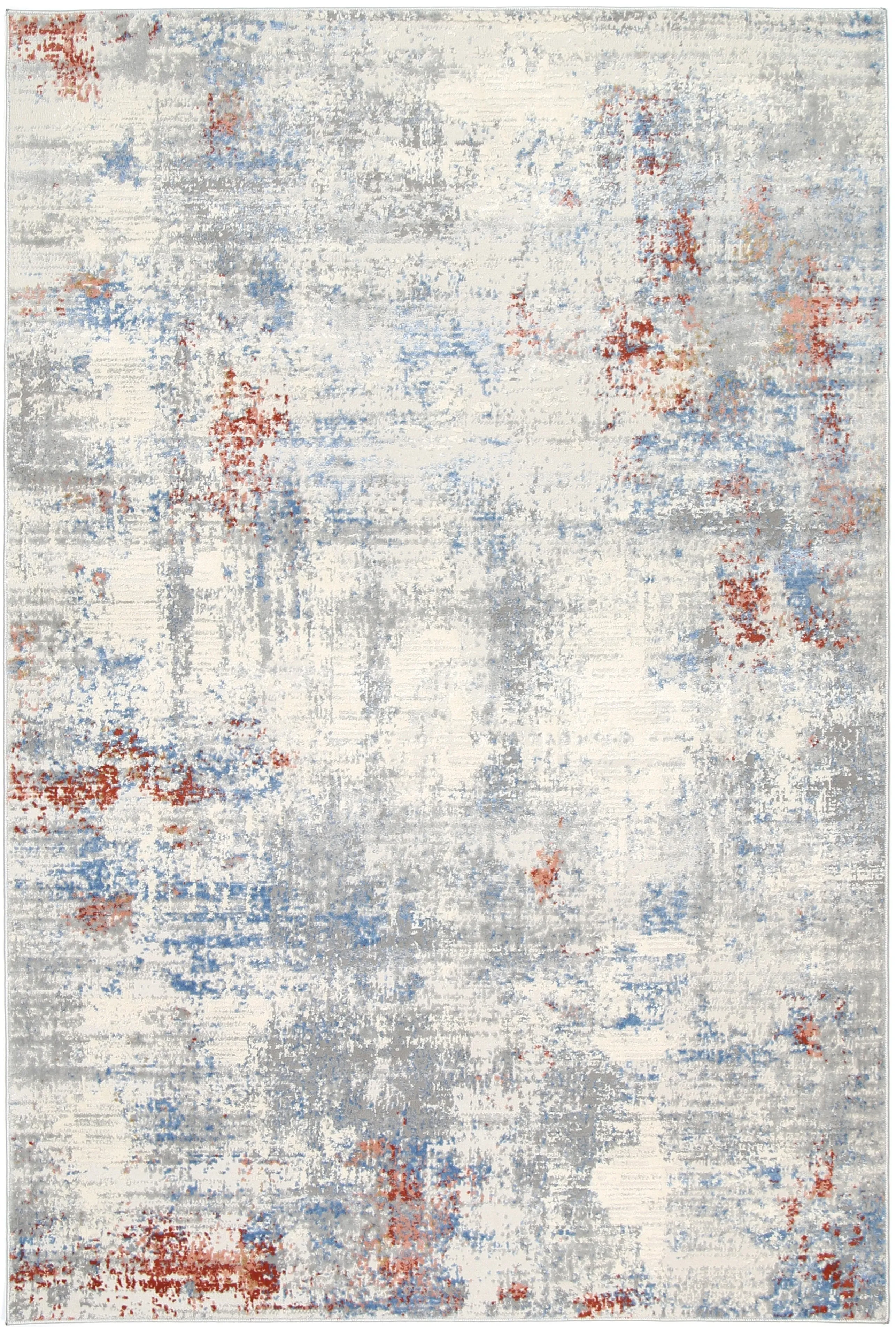 Yasmine Grey Multi Modern Rug
