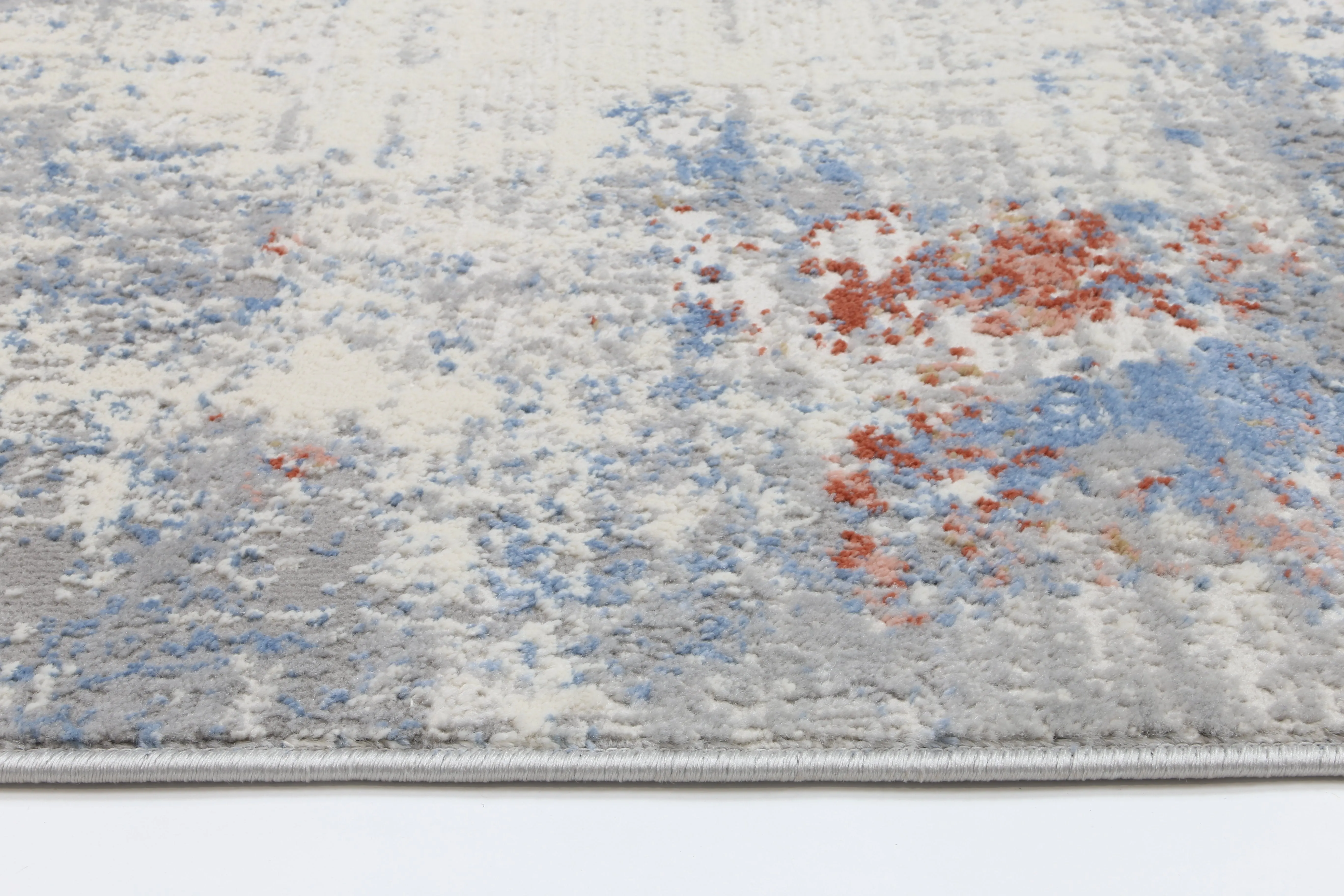 Yasmine Grey Multi Modern Rug