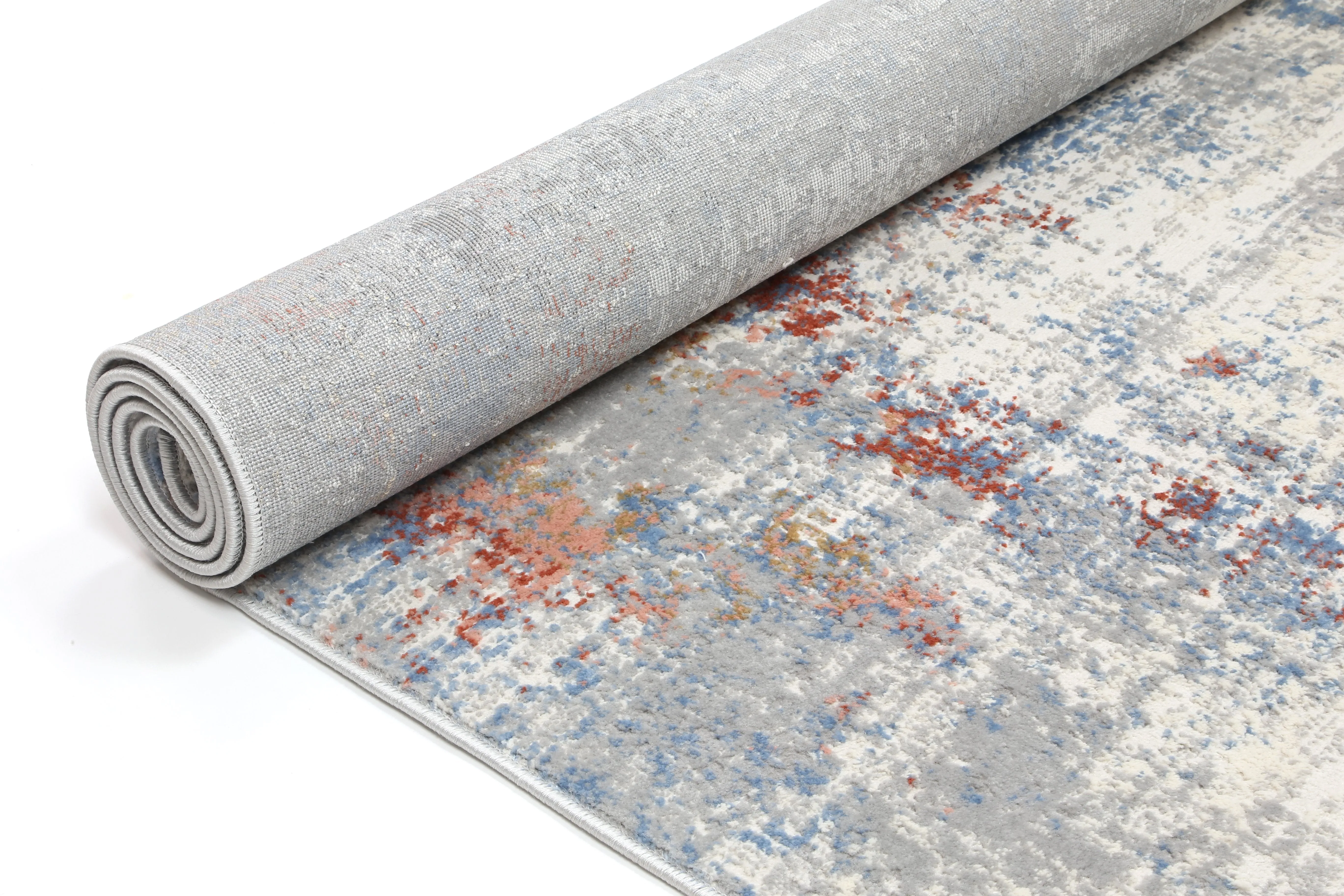 Yasmine Grey Multi Modern Rug
