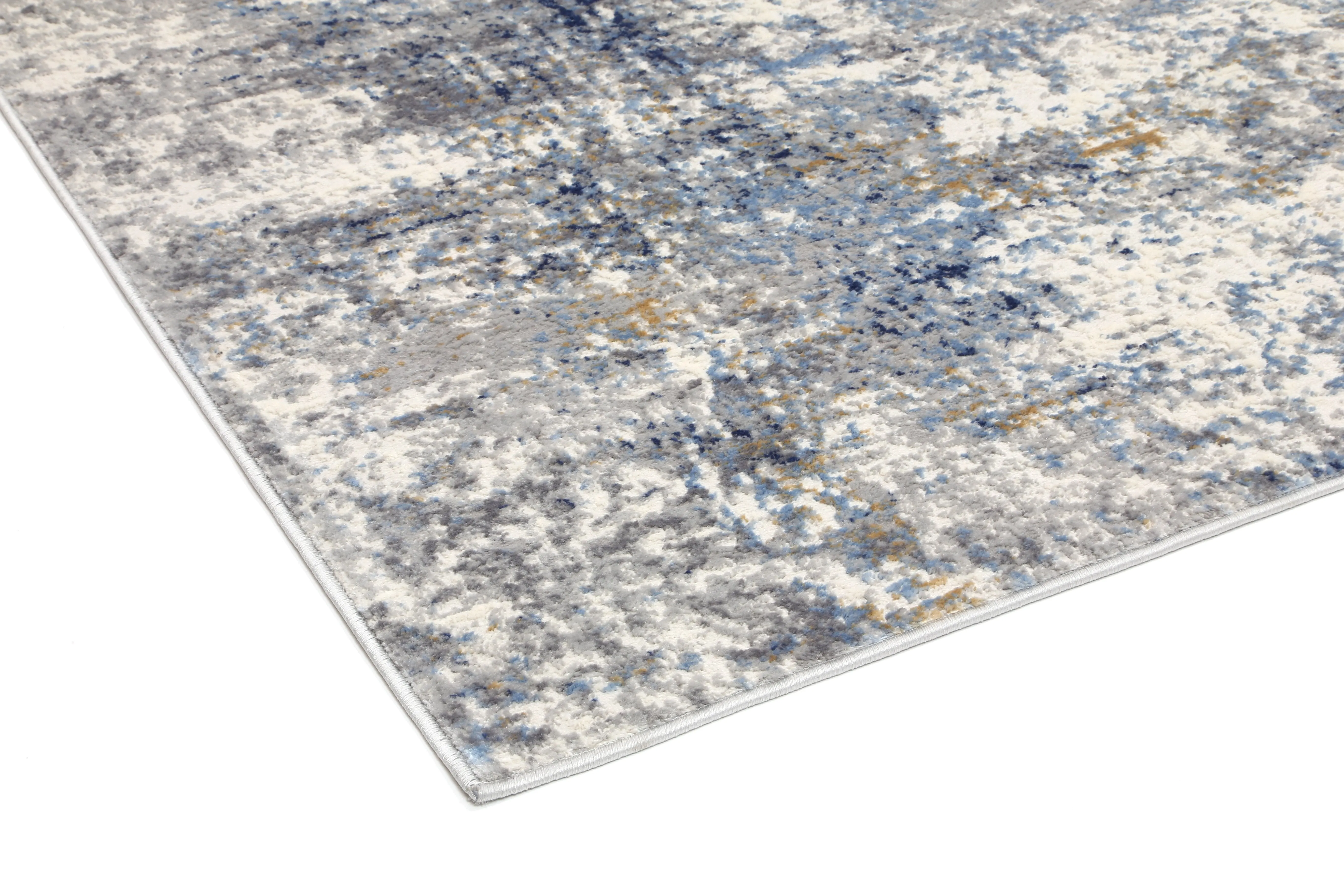 Yasmine Navy Blue Modern Rug